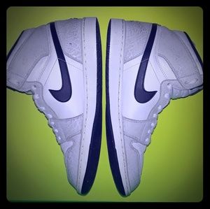 AIR JORDAN RETRO 1 WHITE ELEPHANT SHOE high 10.5